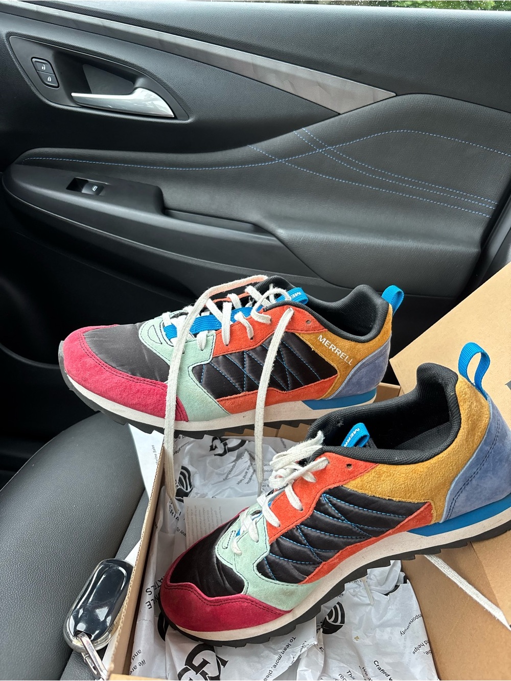 Merrell Multicolor Alpine Suede Sneakers